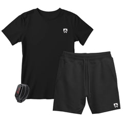 Kit Camiseta e Short Moletom + Brinde