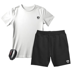 Kit Camiseta e Short Moletom + Brinde