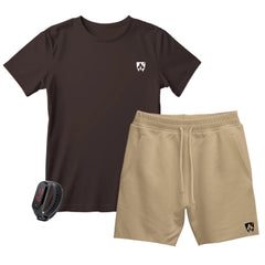 Kit Camiseta e Short Moletom + Brinde